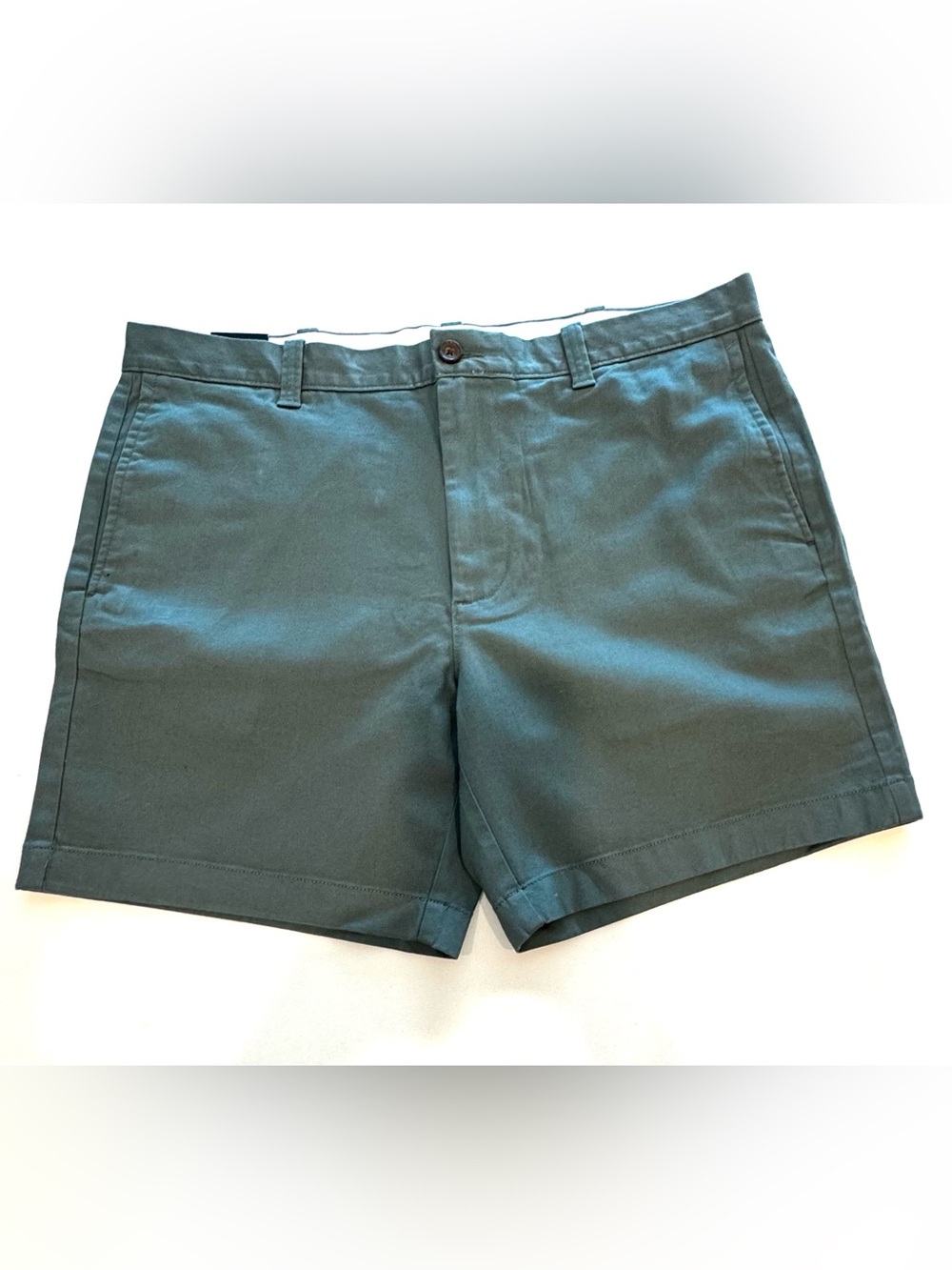 J. Crew Teal Flat Front Chino Shorts